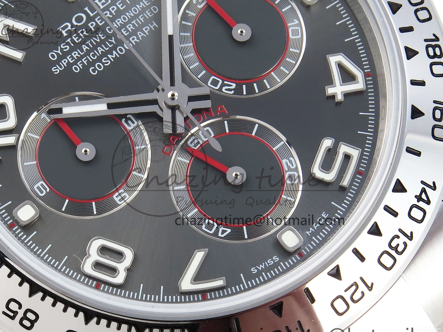 AAA Replica Watches GRAY DIAL MOVEMENT) 116509 NUMERAL OMF (SLIM Cozy A7750 DAYTONA BRACELET SS ON EDITION SS 1809 BEST 0108